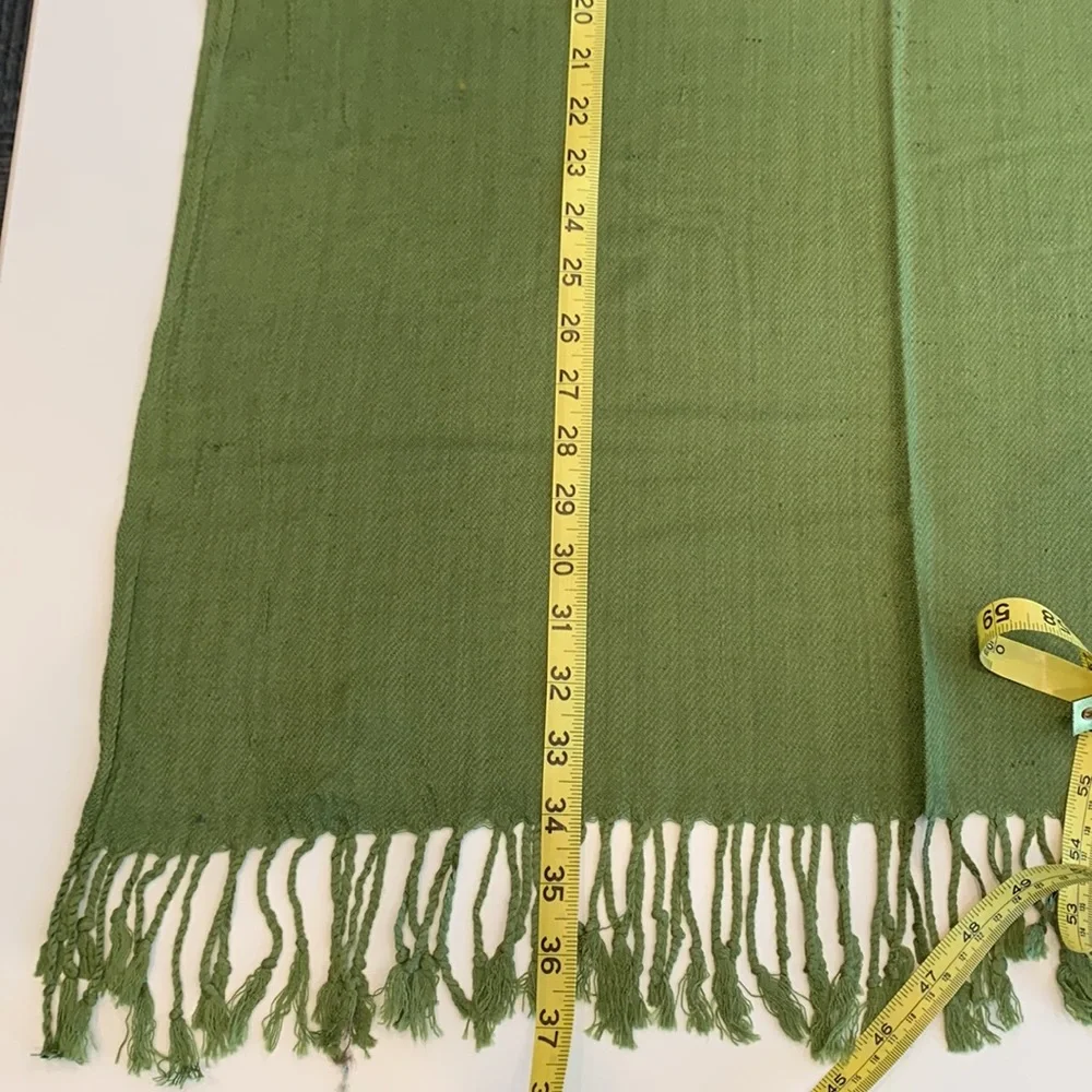Pashmina Green Scarf/Shawl/Wrap, New in package - Picture 4 of 8